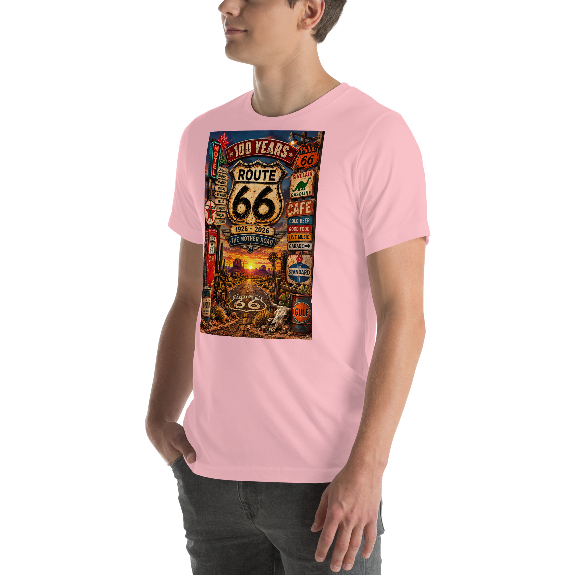 Route 66 100th Anniversary T-Shirt | 1926–2026 Mother Road - Image 27