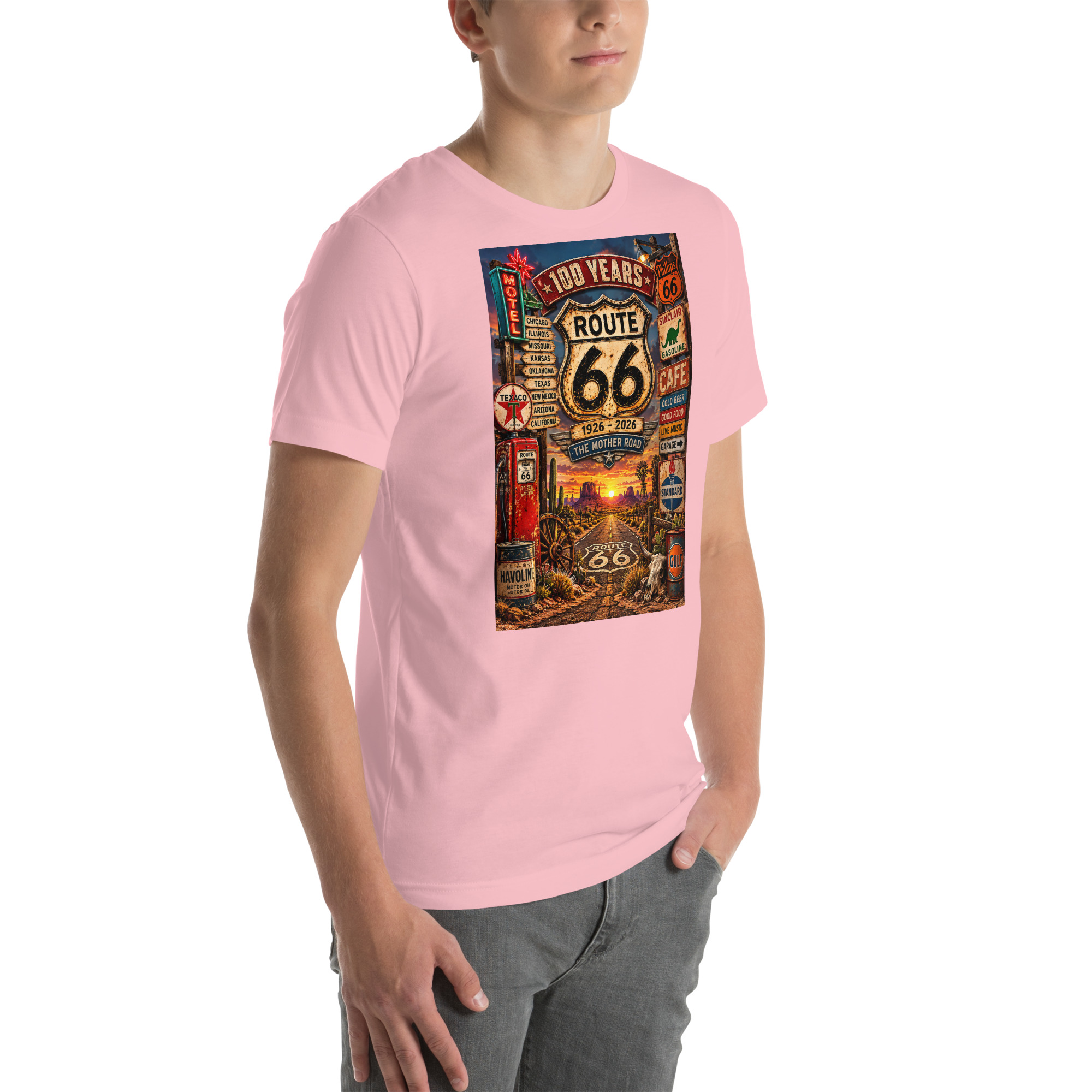 Route 66 100th Anniversary T-Shirt | 1926–2026 Mother Road - Image 29