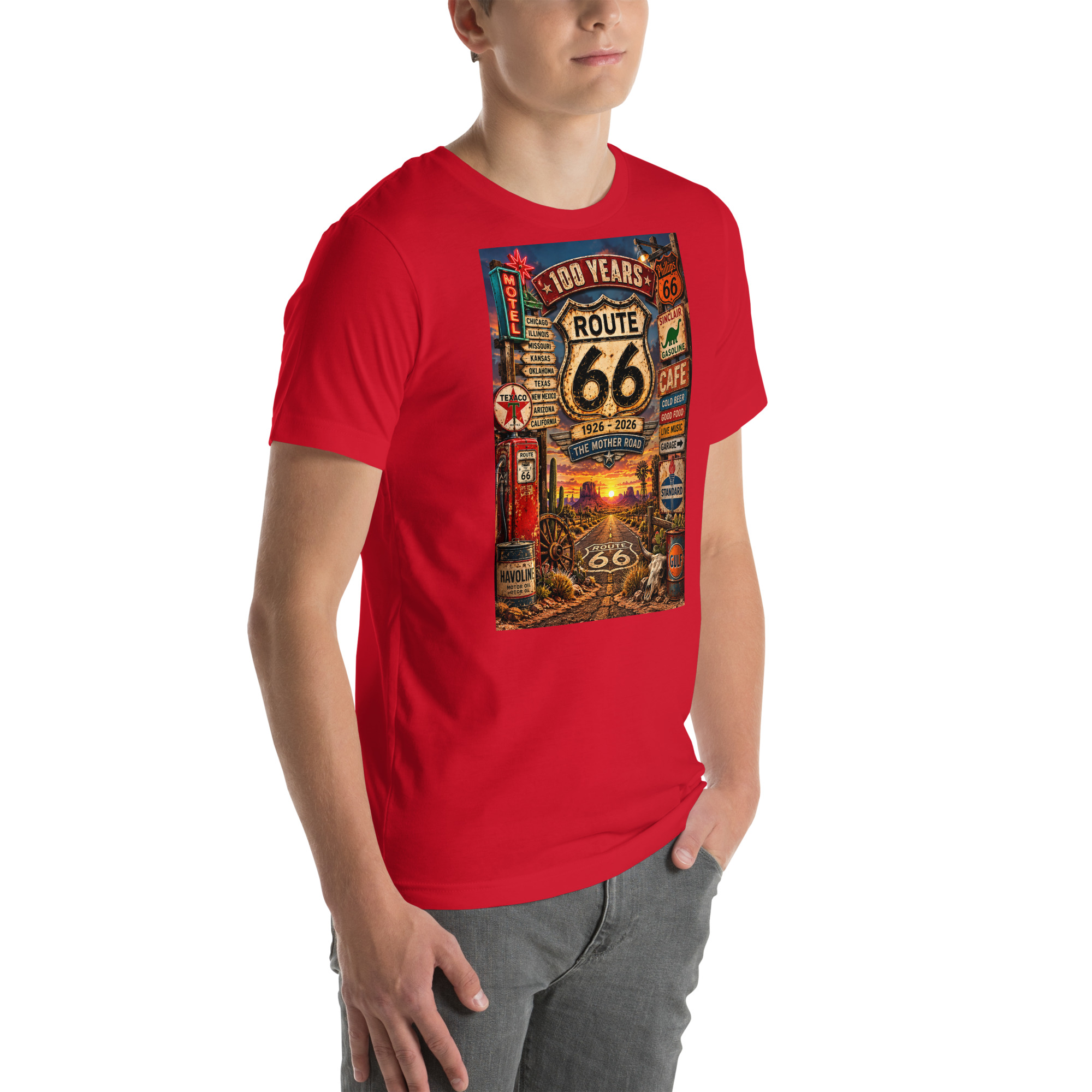 Route 66 100th Anniversary T-Shirt | 1926–2026 Mother Road - Image 17