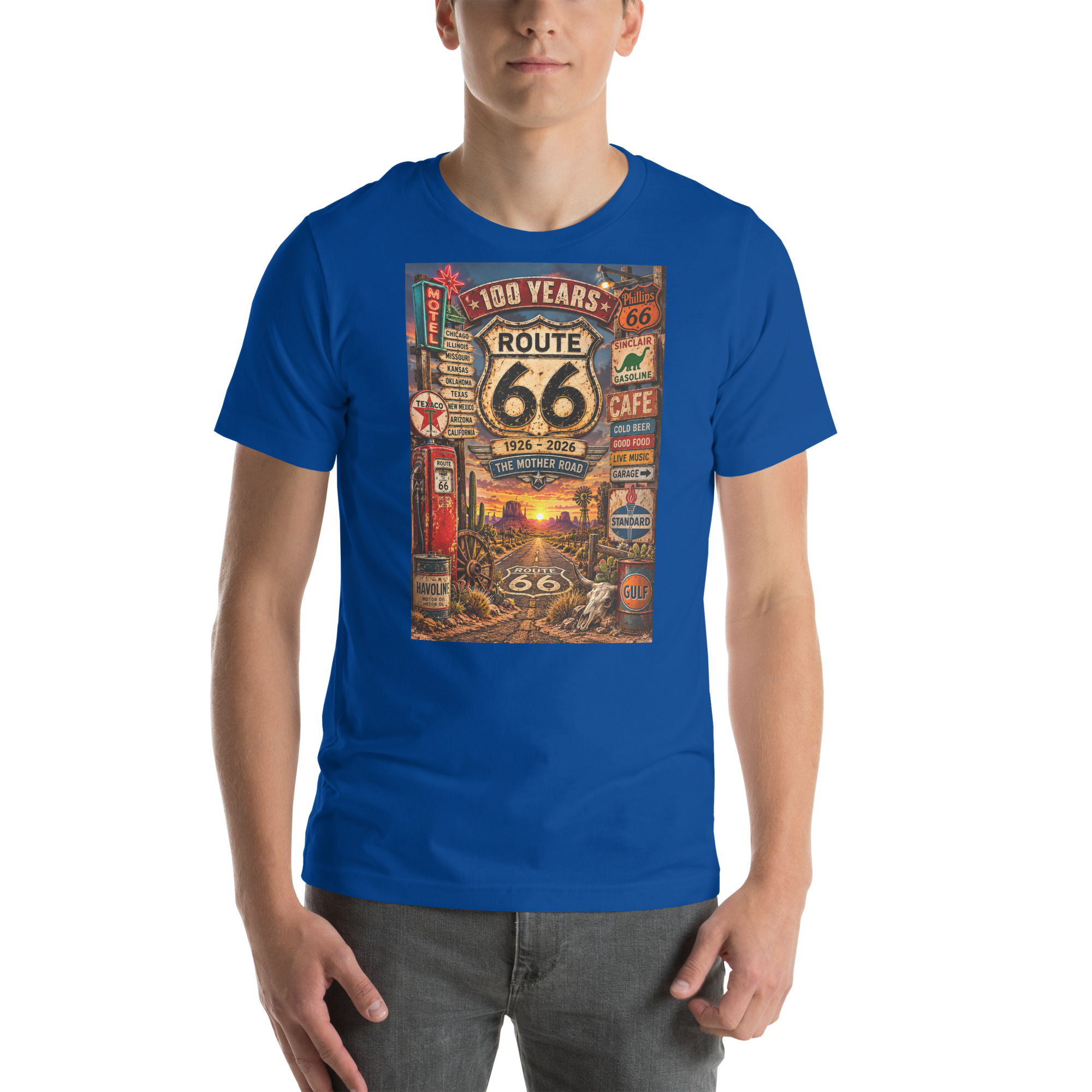 Route 66 100th Anniversary T-Shirt | 1926–2026 Mother Road - Image 18
