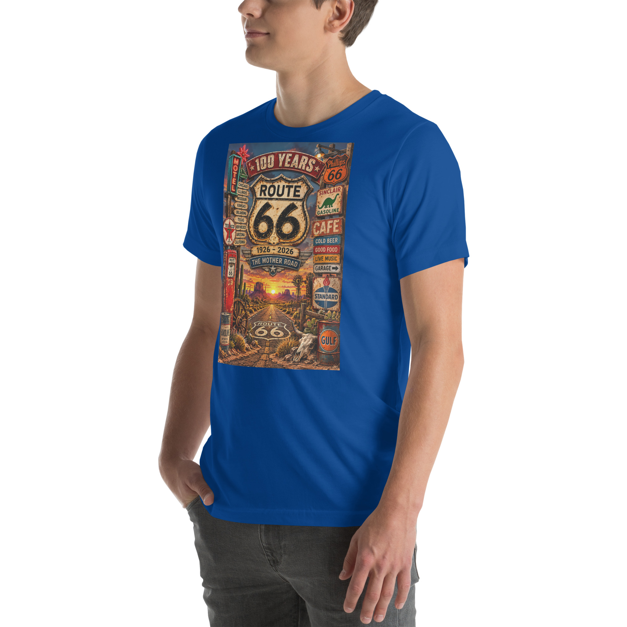 Route 66 100th Anniversary T-Shirt | 1926–2026 Mother Road - Image 21