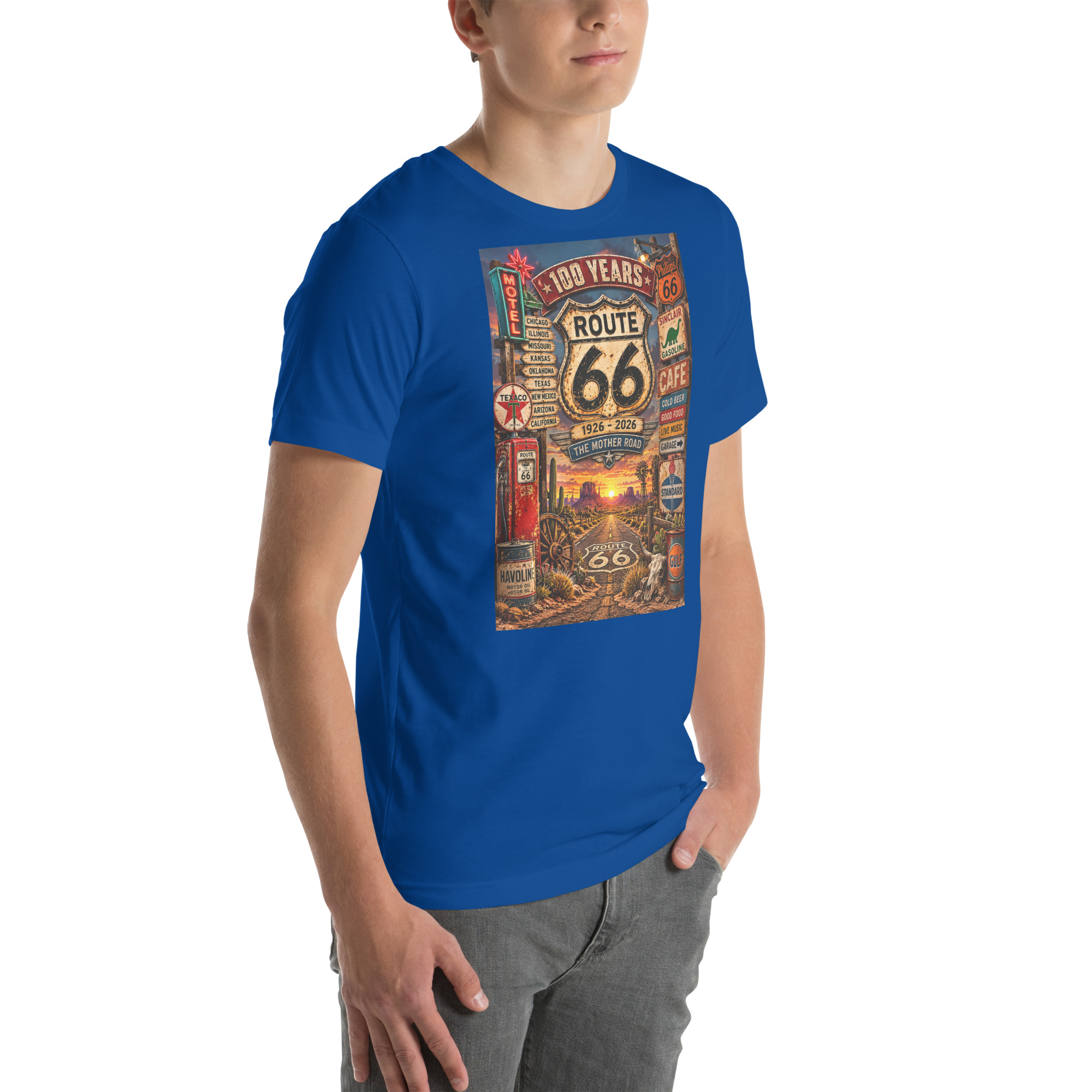 Route 66 100th Anniversary T-Shirt | 1926–2026 Mother Road - Image 23