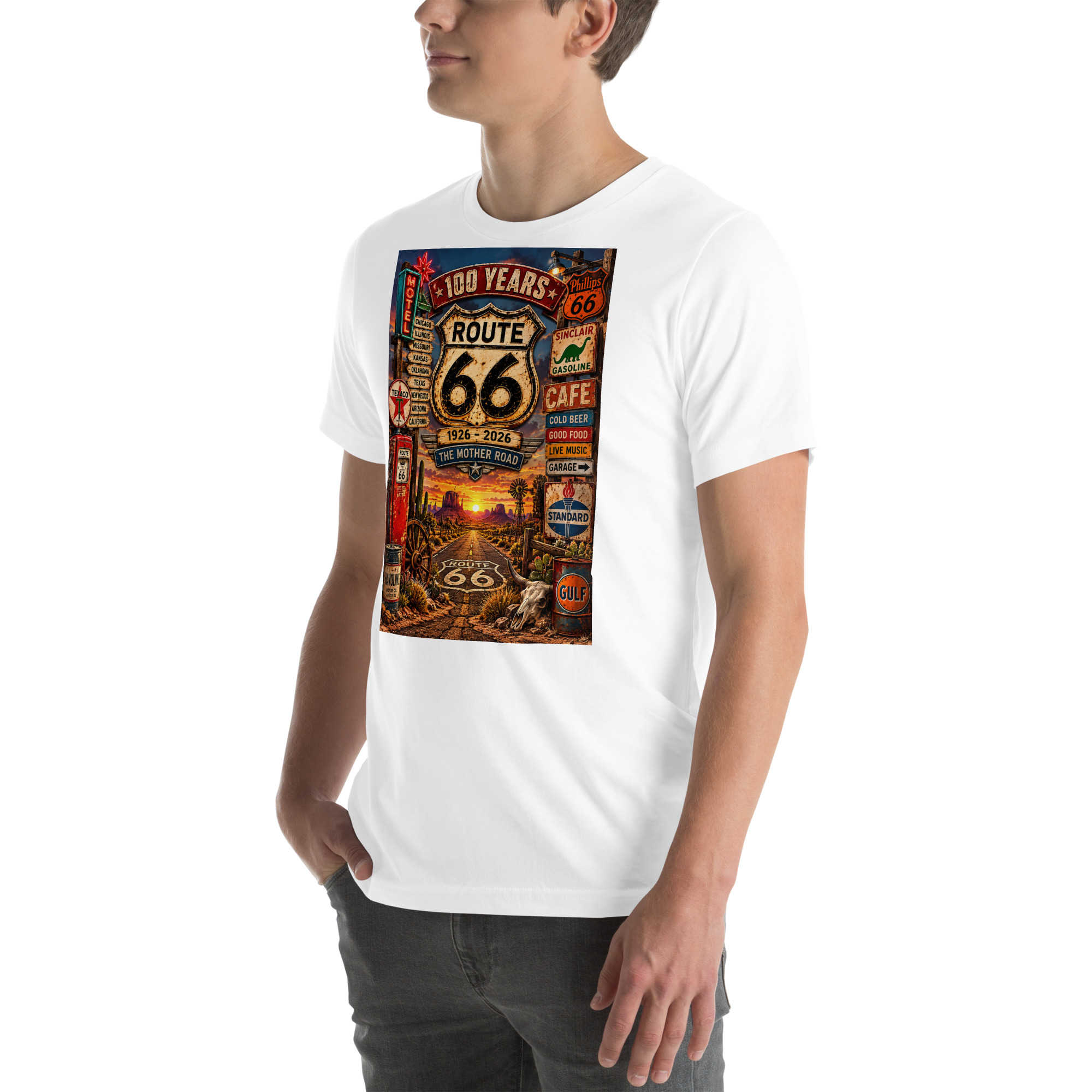 Route 66 100th Anniversary T-Shirt | 1926–2026 Mother Road - Image 32